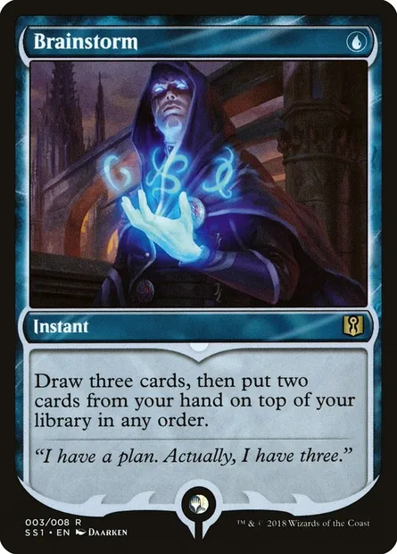 Brainstorm, Magic card SS1 3 — Signature Spellbook: Jace set