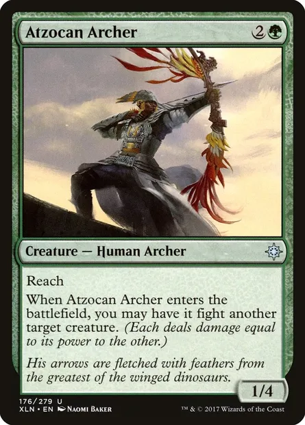 Atzocan Archer, Magic card XLN 176 — Ixalan set
