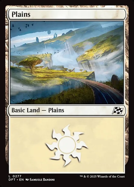 Plains, Magic card DFT 277 — Aetherdrift set