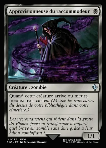 Approvisionneuse du raccommodeur, carte Magic FIC 287 — extension Final Fantasy Commander