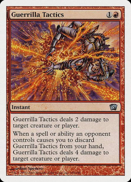 Guerrilla Tactics, Magic card 8ED 192 — Eighth Edition set
