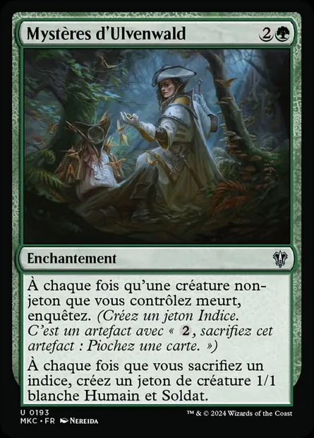 Mystères d'Ulvenwald, carte Magic MKC 193 — extension Murders at Karlov Manor Commander