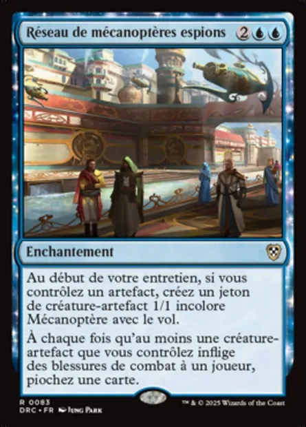 Réseau de mécanoptères espions, carte Magic DRC 83 — extension Aetherdrift Commander