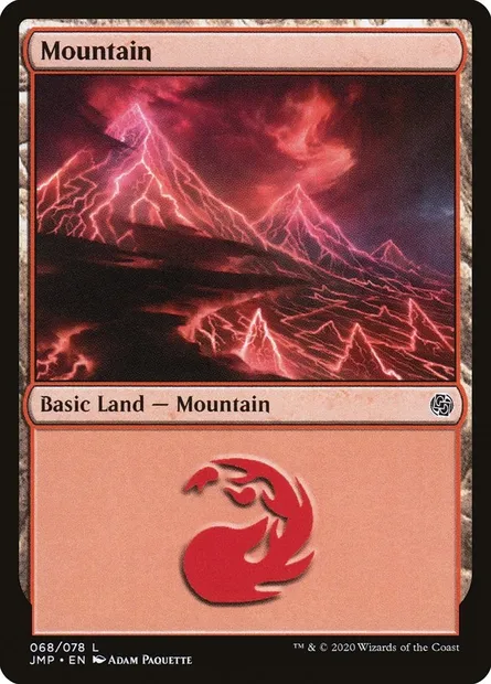 Mountain, Magic card JMP 68 — Jumpstart set