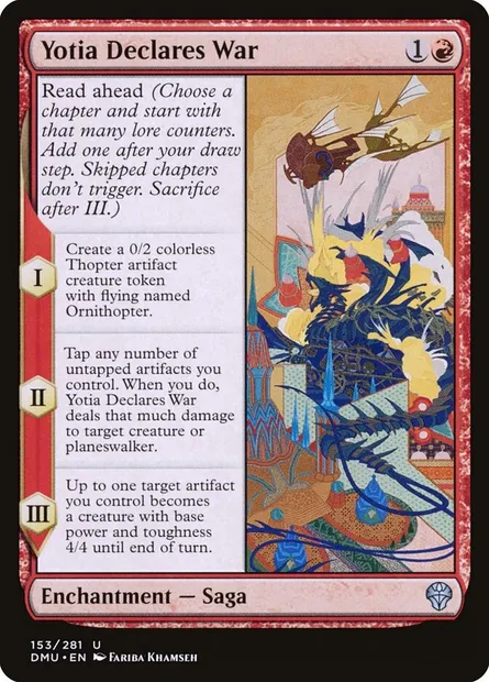 Yotia Declares War, Magic card DMU 153 — Dominaria United set