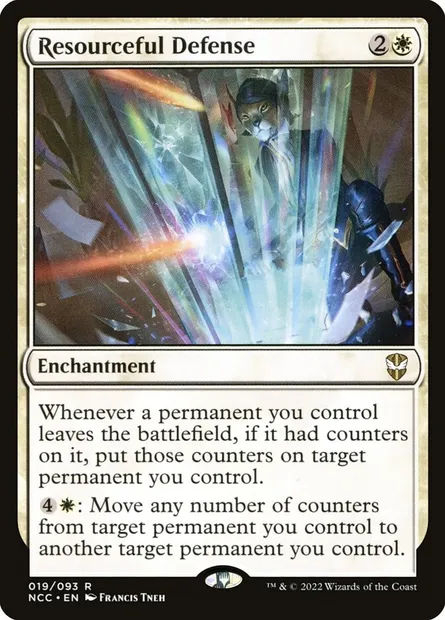 Resourceful Defense, Magic card NCC 19 — New Capenna Commander set