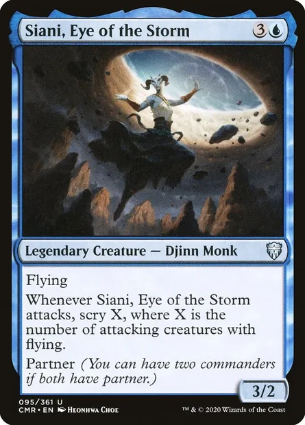 Siani, Eye of the Storm, Magic card CMR 95 — Commander Legends set
