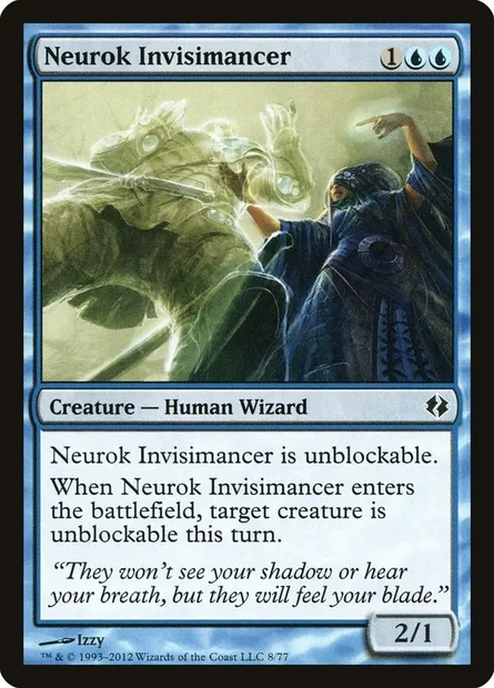 Neurok Invisimancer, Magic card DDI 8 — Duel Decks: Venser vs. Koth set