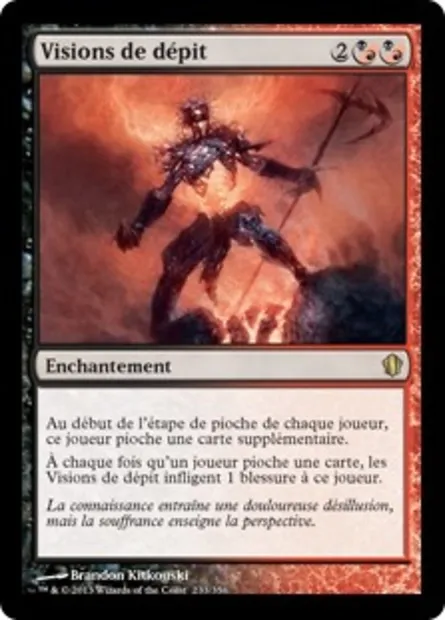 Visions de dépit, carte Magic C13 233 — extension Commander 2013
