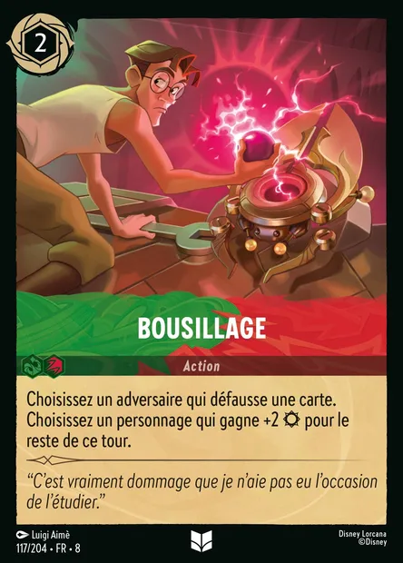 Bousillage, carte Disney Lorcana CH8-117 — extension Le Règne de Jafar