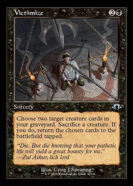 Victimize, Magic card MH3 413 — Modern Horizons 3 set