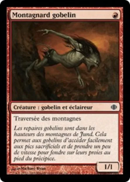 Montagnard gobelin, carte Magic ALA 102 — extension Les éclats d'Alara