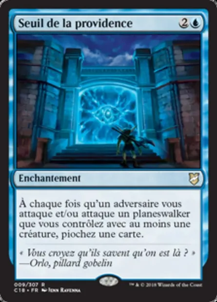 Seuil de la providence, carte Magic C18 9 — extension Commander 2018