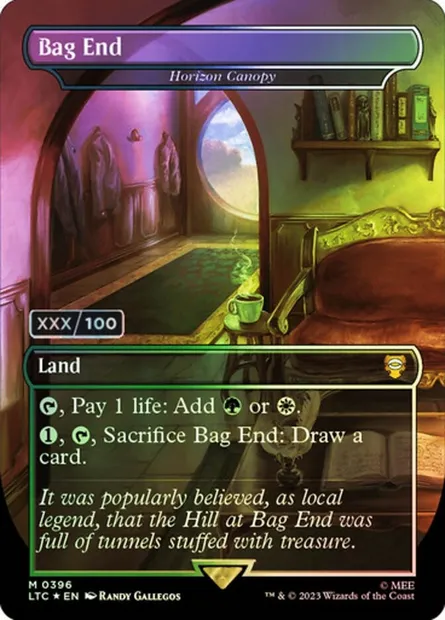 Canopée d'horizon, carte Magic LTC 396z — extension Tales of Middle-earth Commander
