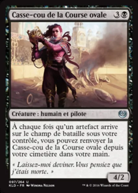 Casse-cou de la Course ovale, carte Magic KLD 97 — extension Kaladesh