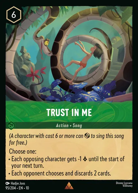 Trust In Me, Disney Lorcana card CH10-095 — Whispers in the Well set