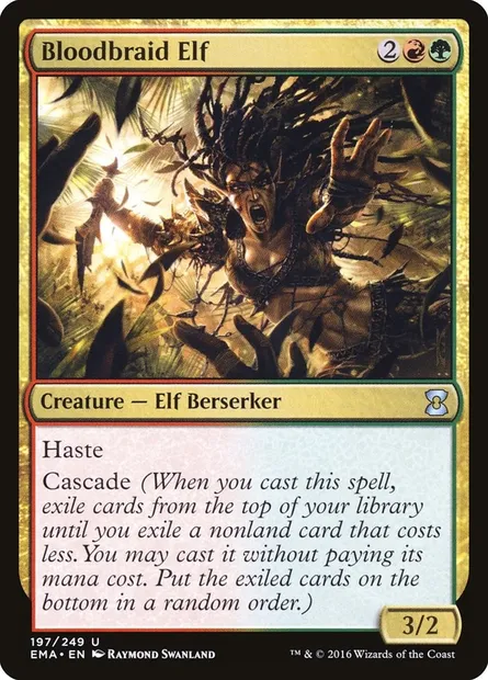 Bloodbraid Elf, Magic card EMA 197 — Eternal Masters set
