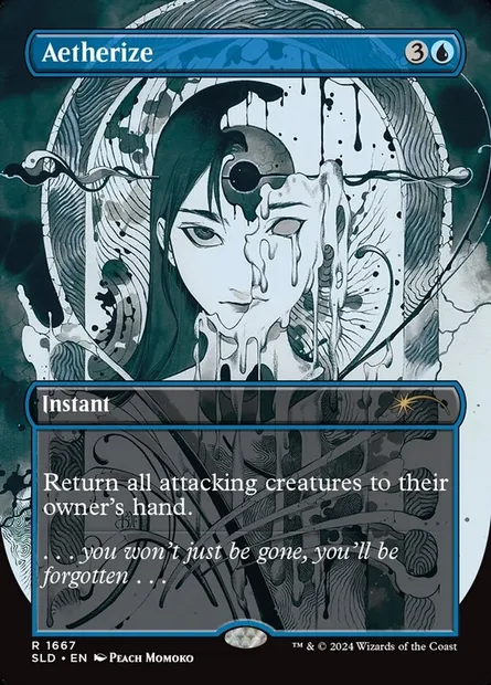 Étherisation, carte Magic SLD 1667 — extension Secret Lair Drop