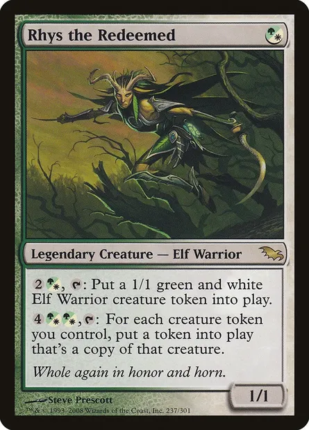 Rhys the Redeemed, Magic card SHM 237 — Shadowmoor set