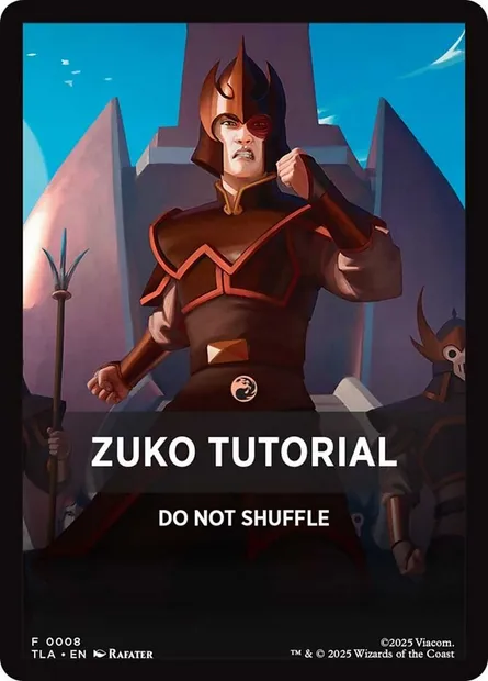 Zuko Tutorial, Magic card FTLA 8 — Avatar: The Last Airbender Beginner Box Front Cards set