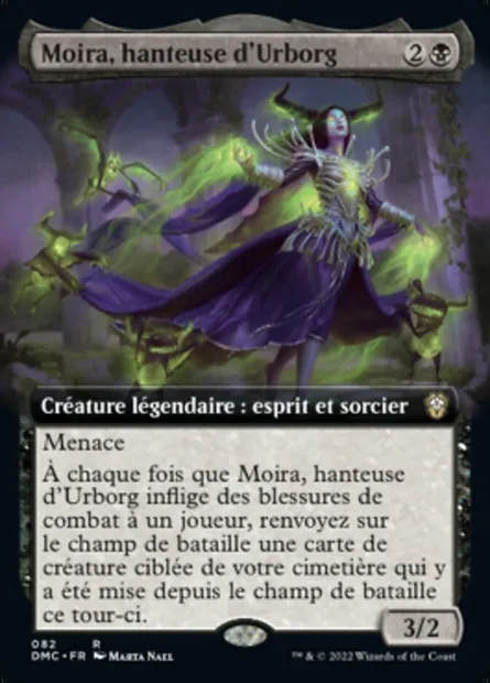 Moira, hanteuse d'Urborg, carte Magic DMC 82 — extension Dominaria United Commander
