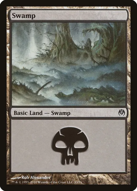 Marais, carte Magic DDE 33 — extension Duel Decks: Phyrexia vs. the Coalition