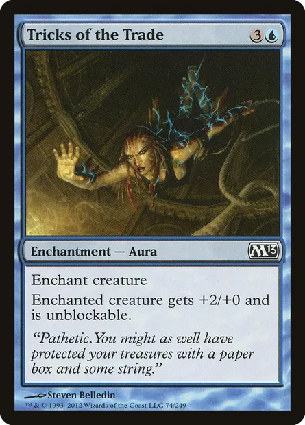 Tricks of the Trade, Magic card M13 74 — Magic 2013 set