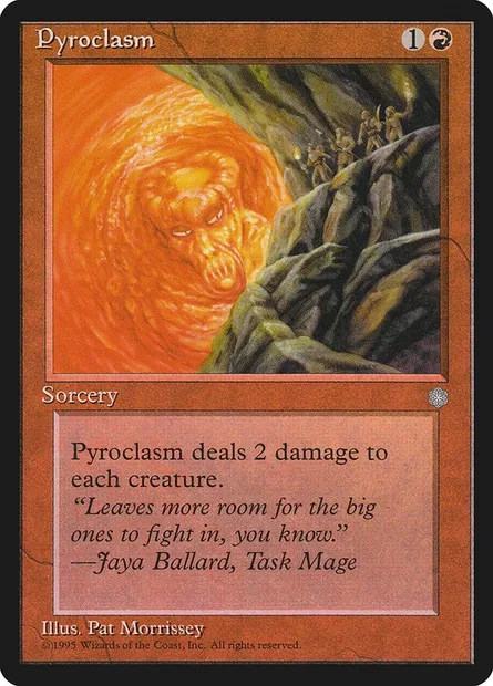 Pyroclasm, Magic card ICE 214 — Ice Age set