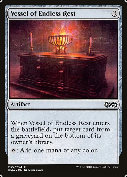 Vessel of Endless Rest, Magic card UMA 235 — Ultimate Masters set