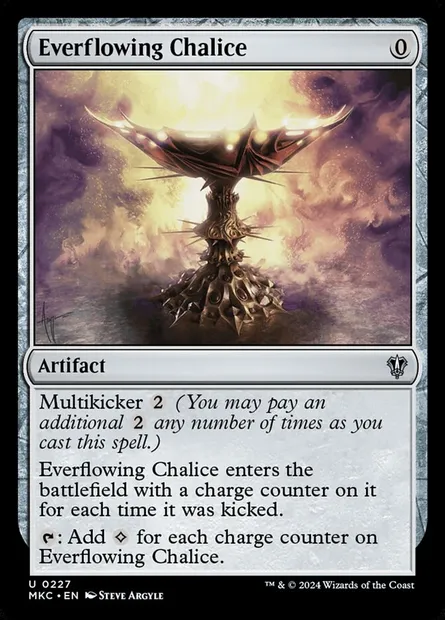 Everflowing Chalice, Magic card MKC 227 — Murders at Karlov Manor Commander set