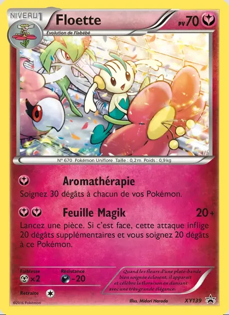 Floette, carte Pokémon XY 139 — extension Promo XY