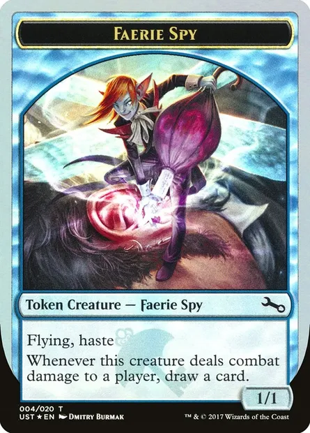 Faerie Spy, Magic card TUST 4 — Unstable Tokens set