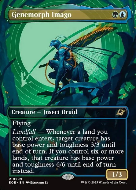 Genemorph Imago, Magic card EOE 299 — Edge of Eternities set