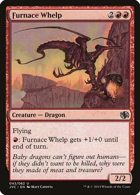 Dragonnet du fourneau, carte Magic JVC 43 — extension Duel Decks Anthology: Jace vs. Chandra