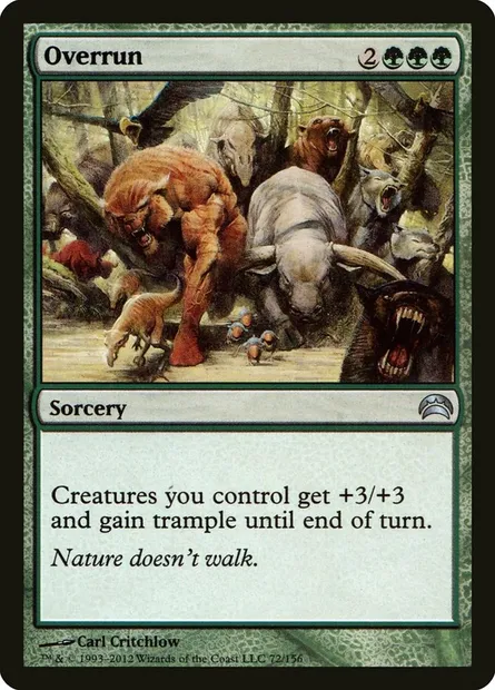 Overrun, Magic card PC2 72 — Planechase 2012 set