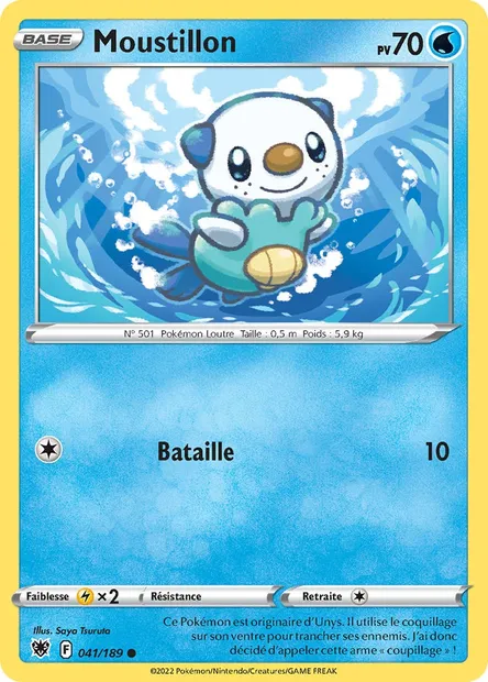 Moustillon, carte Pokémon ASR 041 — extension Astres Radieux