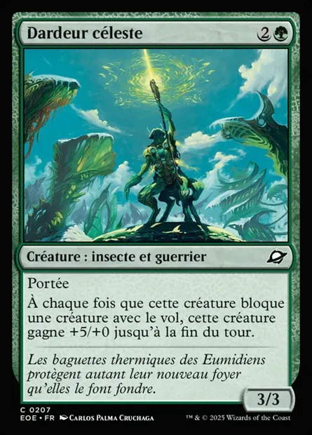 Dardeur céleste, carte Magic EOE 207 — extension Edge of Eternities