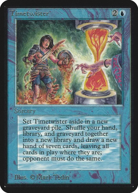 Timetwister, Magic card LEA 84 — Limited Edition Alpha set