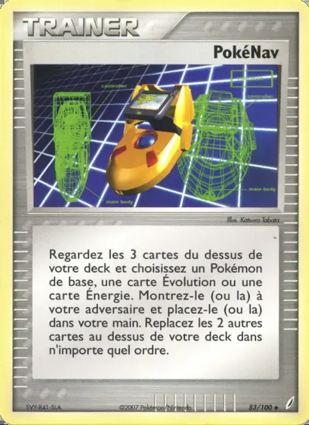 PokéNav, carte Pokémon CG 83 — extension EX Gardiens de Cristal