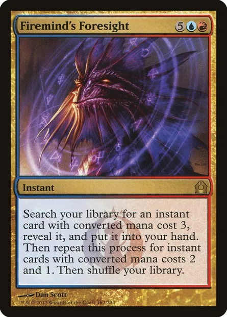 Firemind's Foresight, Magic card RTR 162 — Return to Ravnica set