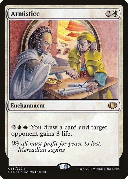 Armistice, Magic card C14 65 — Commander 2014 set