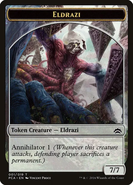 Eldrazi, carte Magic TPCA 1 — extension Planechase Anthology Tokens