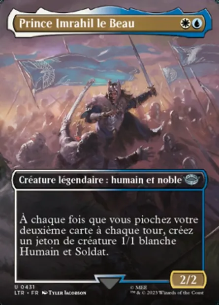 Prince Imrahil le Beau, carte Magic LTR 431 — extension Le Seigneur des Anneaux : chroniques de la Terre du Milieu