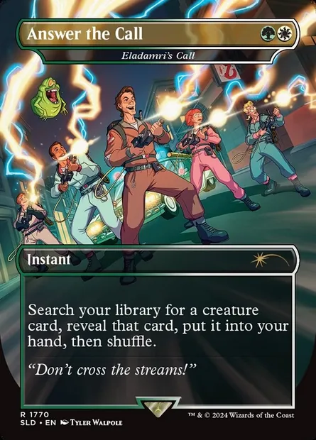 Appel d'Éladämri, carte Magic SLD 1770 — extension Secret Lair Drop