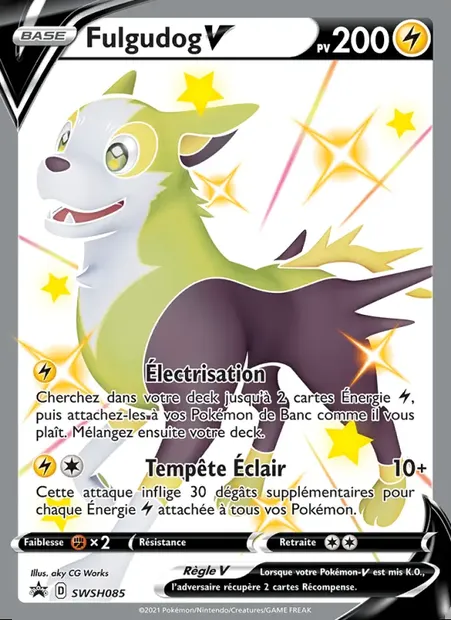 Fulgudog V, carte Pokémon SWSH 085 — extension Promo SWSH