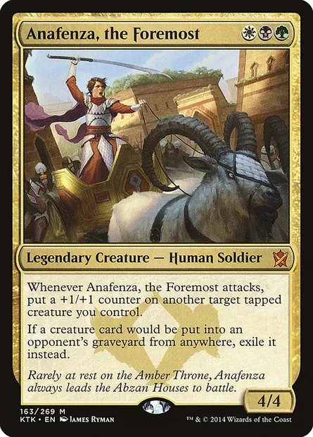 Anafenza, the Foremost, Magic card KTK 163 — Khans of Tarkir set