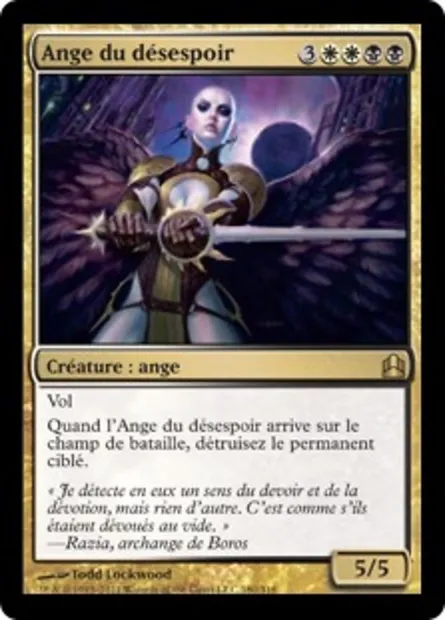 Ange du désespoir, carte Magic CMD 180 — extension Commander 2011