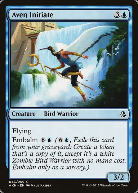 Aven Initiate, Magic card AKH 43 — Amonkhet set