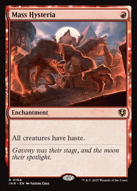Mass Hysteria, Magic card INR 164 — Innistrad Remastered set