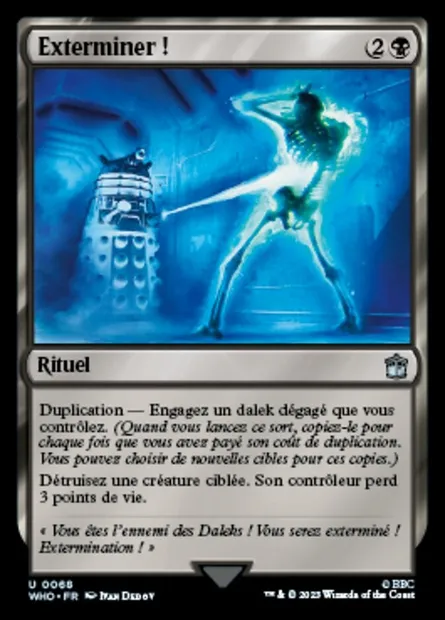 Exterminer !, carte Magic WHO 68 — extension Doctor Who
